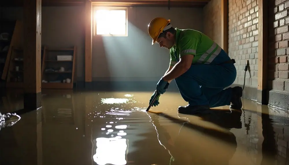 Professional water damage restoration services in Swayzee, IN